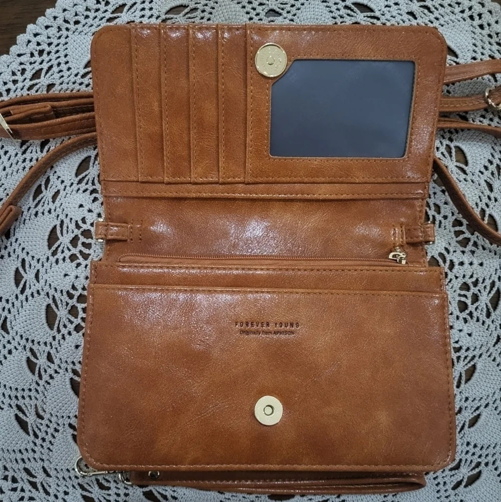 NWOT APHISON Crossbody Bag Wristlet Wallet Phone Purse Shoulder Handbags Vers - Picture 5 of 9